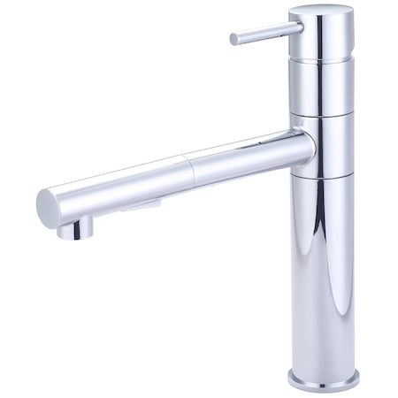 Pioneer Industries Single Handle Pull-Out Kitchen Faucet in Chrome 2MT220
